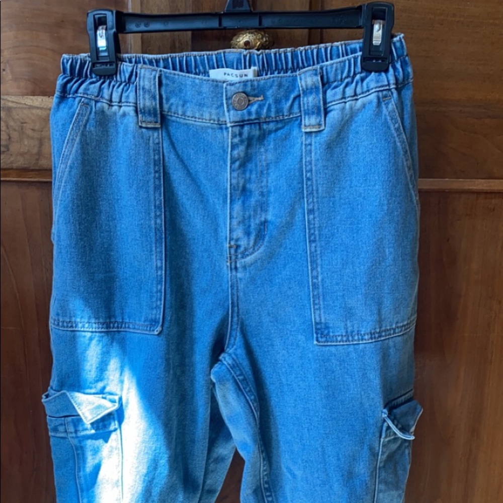 Pacsun jean cargo joggers